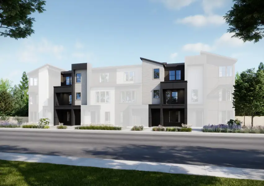 Representative exterior photo of a completed home built from the 2 Interior by Trumark Homes in Berkeley Villas, Denver, CO (Image 15).