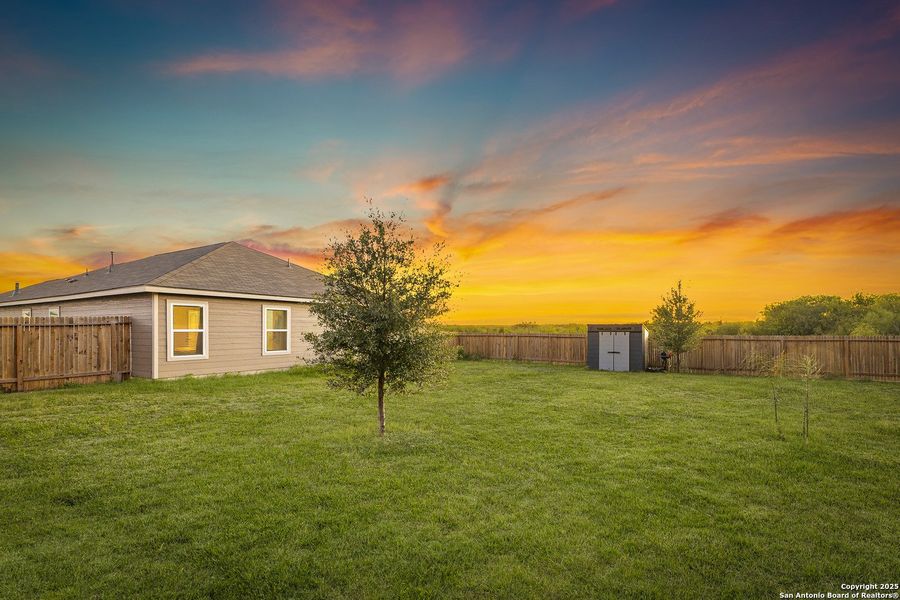 Exterior details and patio area of a home in Luckey Ranch, San Antonio (Image 23).