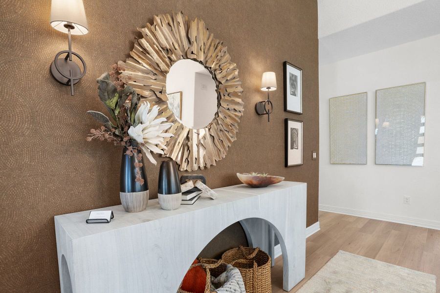 Furnished interior view inside a new home in Nolte Farms, Seguin (Image 4).