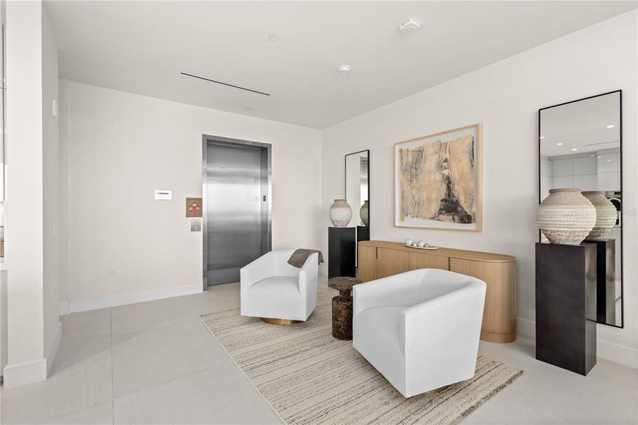 Furnished interior view inside a new home in , Longboat Key (Image 37). Furnished interior view inside a new home in , Longboat Key (Image 37).