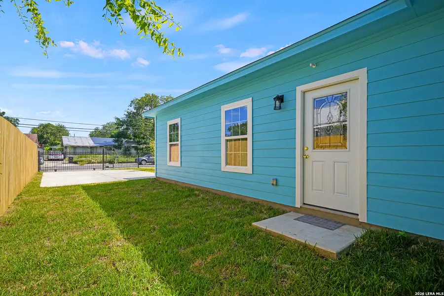 Exterior details and patio area of a home in , San Antonio (Image 4).
