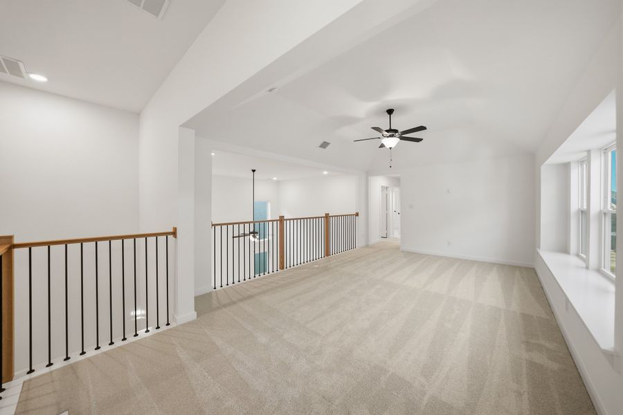 Spacious, unfurnished interior of a new home in Light Farms Brenham - 40' Lots, Celina (Image 25).
