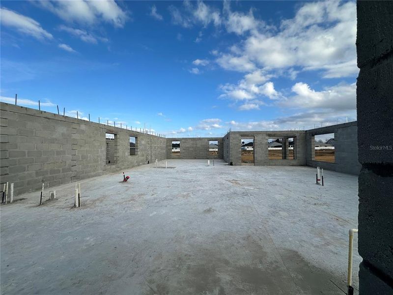 In-progress construction of a new home in , Oxford, FL (Image 16).