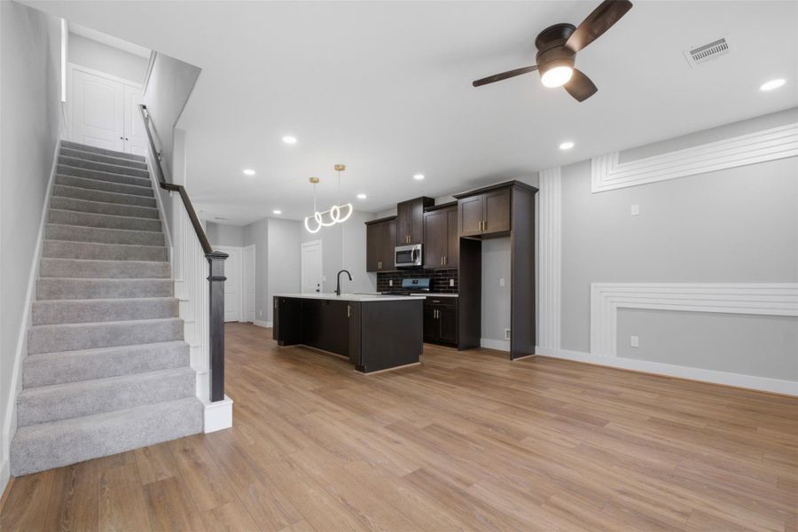 Furnished interior view inside a new home in , Houston (Image 18).