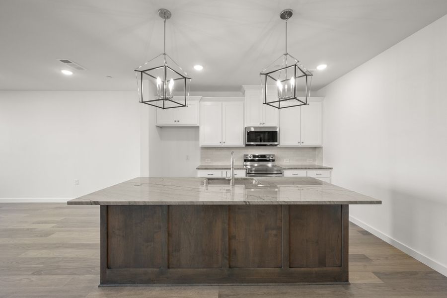 Furnished interior view inside a new home in Wildridge, Oak Point (Image 6).
