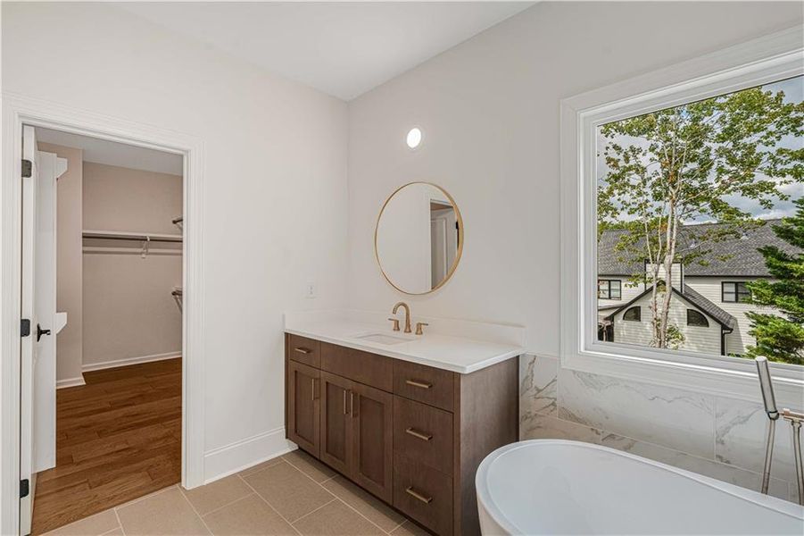 Furnished interior view inside a new home in Bellwyn, Johns Creek (Image 29).