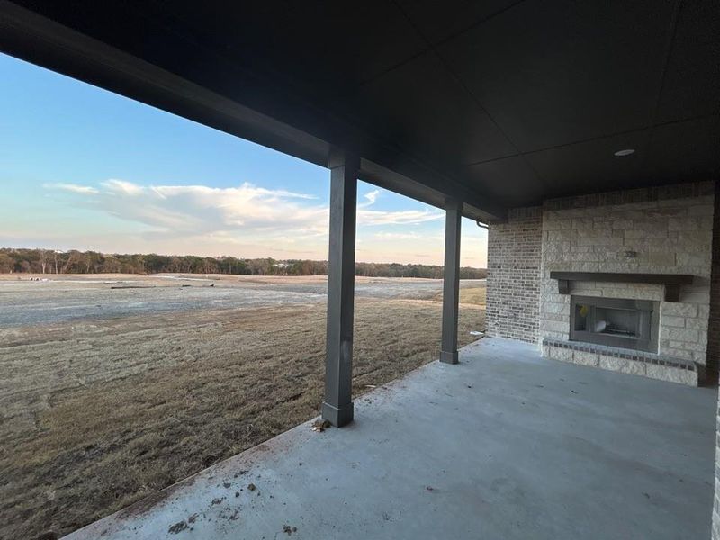 Exterior details and patio area of a home in Creekview Addition, Van Alstyne (Image 1). Exterior details and patio area of a home in Creekview Addition, Van Alstyne (Image 1).