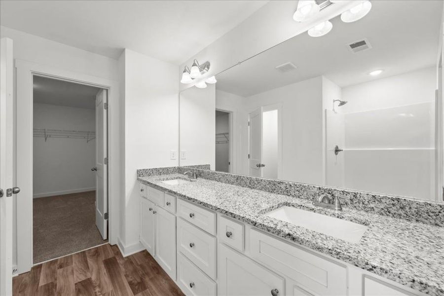 Furnished interior view inside a new home in , Statham (Image 10).