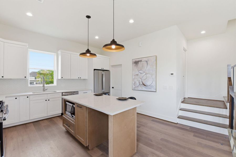 Furnished interior view inside a new home in , Houston (Image 34).