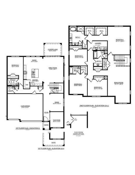 2D floor plan layout for the Torino by D.R. Horton in Archer at Two Rivers, Zephyrhills, FL (Image 3).