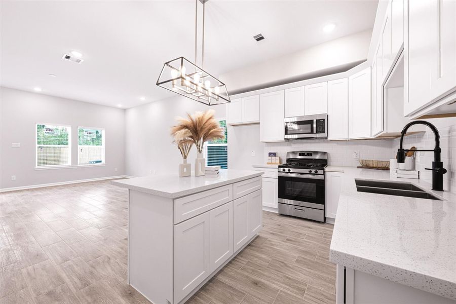 Another view of the kitchen.