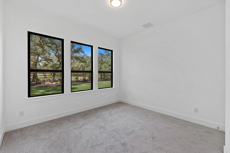 Spacious, unfurnished interior of a new home in Caliterra - 110', Dripping Springs (Image 24). Spacious, unfurnished interior of a new home in Caliterra - 110', Dripping Springs (Image 24).
