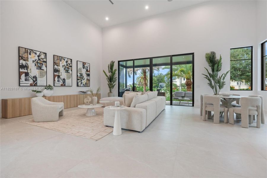 Furnished interior view inside a new home in , Davie (Image 12).