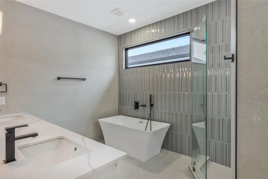 Furnished interior view inside a new home in , Houston (Image 10).