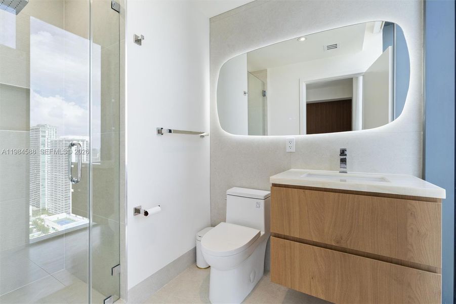 Furnished interior view inside a new home in , Miami (Image 23). Furnished interior view inside a new home in , Miami (Image 23).