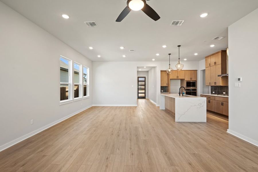 Spacious, unfurnished interior of a new home in Arbor Collection At Park Central, Georgetown (Image 32).