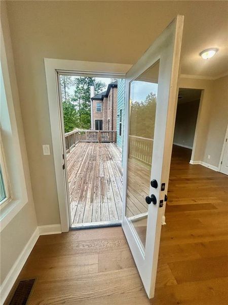 Furnished interior view inside a new home in , Atlanta (Image 25).