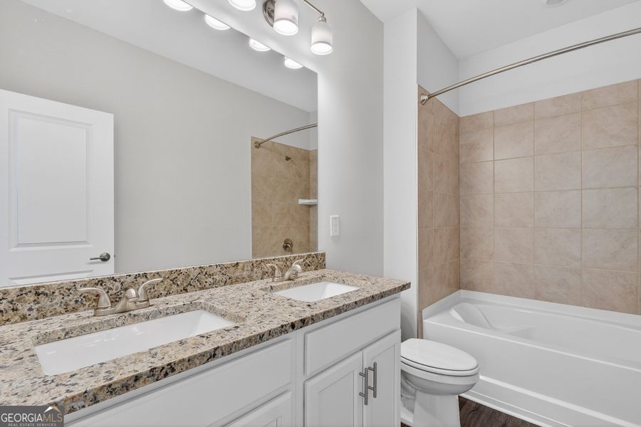 Furnished interior view inside a new home in Morning Creek Forest, Atlanta (Image 7).
