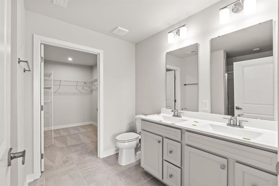 Furnished interior view inside a new home in Lakes at Riverbend Townhomes, Navassa (Image 7).