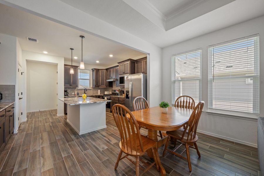 Furnished interior view inside a new home in Sun City Texas, Georgetown (Image 9).