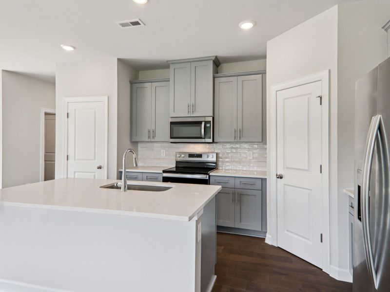 Furnished interior view inside a new home in Galloway Ridge, Charlotte (Image 6).