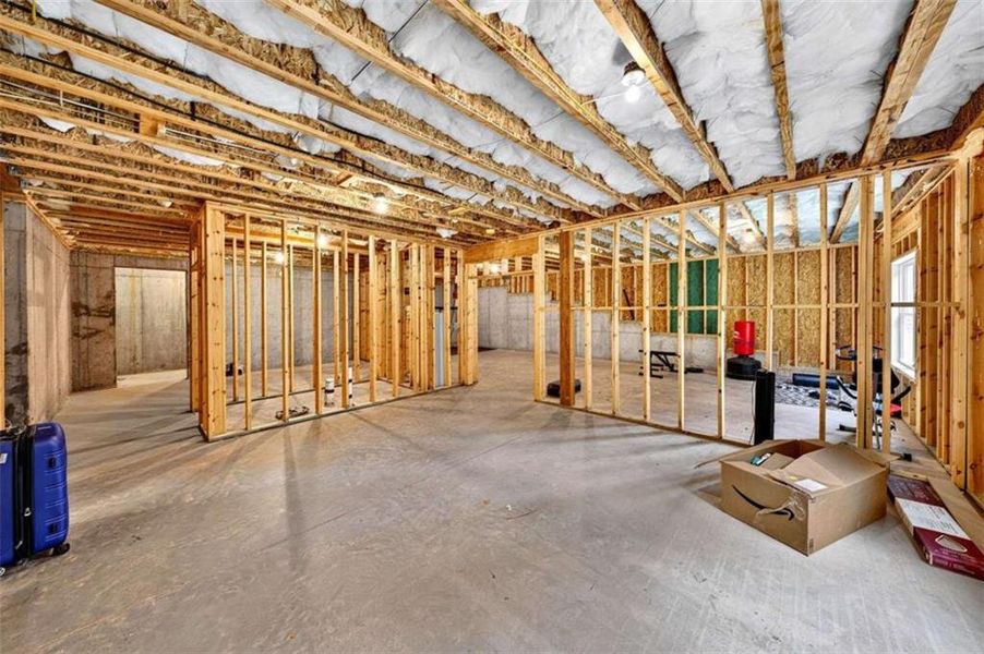 In-progress construction of a new home in , Hoschton, GA (Image 75).