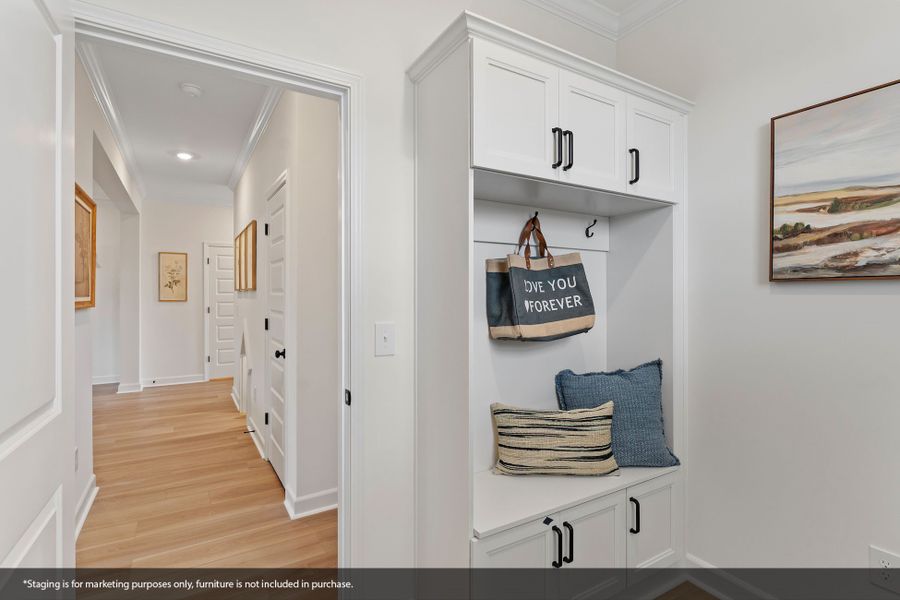 Furnished interior view inside a new home in Foxhall Landing, Easley (Image 26). Furnished interior view inside a new home in Foxhall Landing, Easley (Image 26).