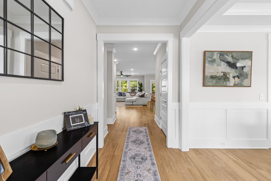 Furnished interior view inside a new home in , Johns Island (Image 10).
