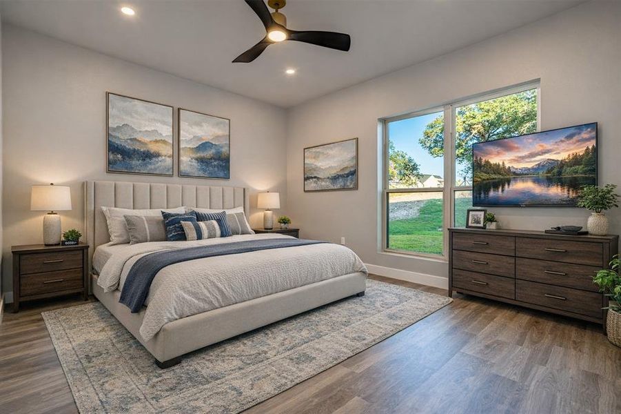 Furnished interior view inside a new home in , Weatherford (Image 5).