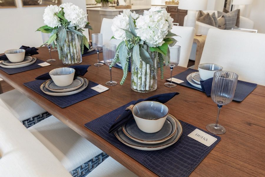 Representative Dining Room - some options shown