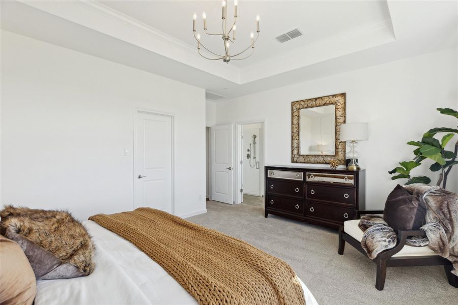 Tranquil primary suite (*Photo not of actual home and used for illustration purposes only.)