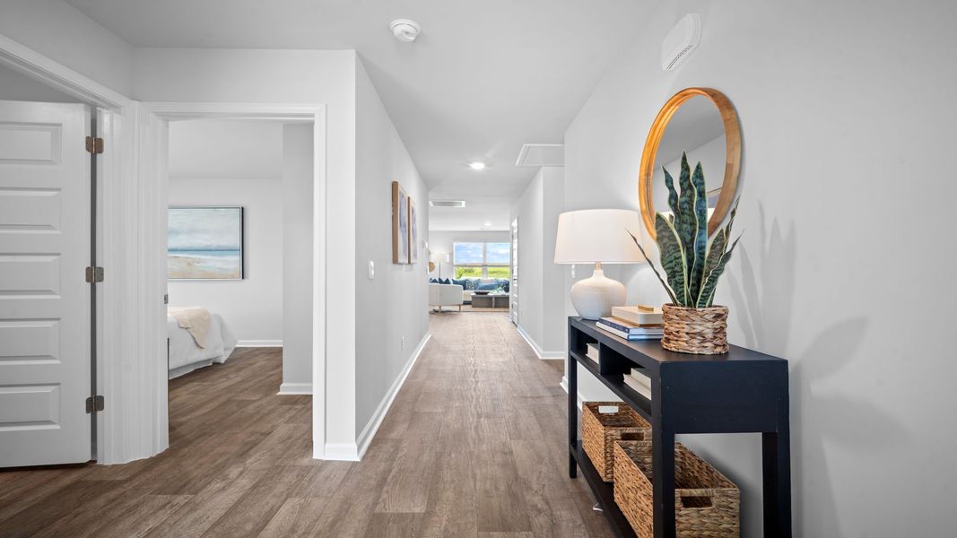 Furnished interior view inside a new home in The Groves at Bees Creek, Ridgeland (Image 3).