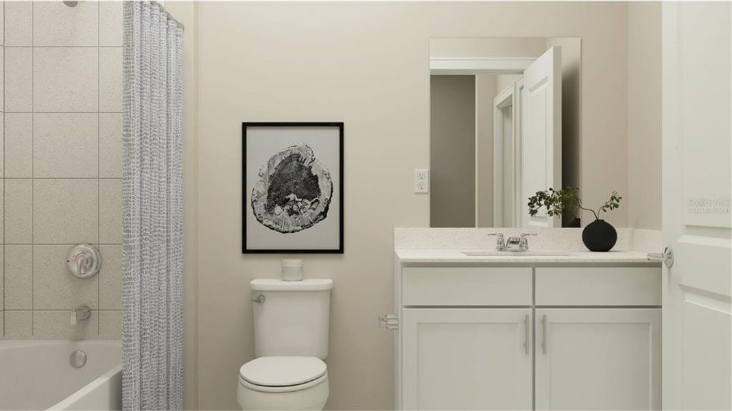 Furnished interior view inside a new home in Bridgewalk, St. Cloud (Image 5).