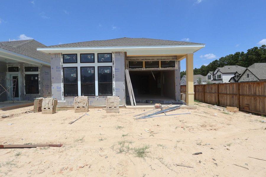 In-progress construction of a new home in , Porter, TX (Image 6).
