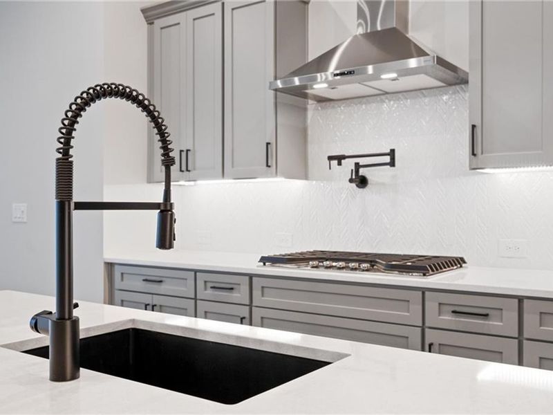 Close-up of interior finishes inside a home in The Village at Towne Lake, Woodstock (Image 18).