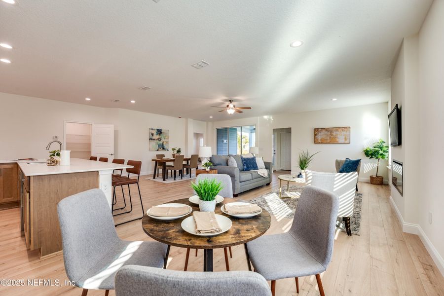 Furnished interior view inside a new home in , Jacksonville (Image 4).