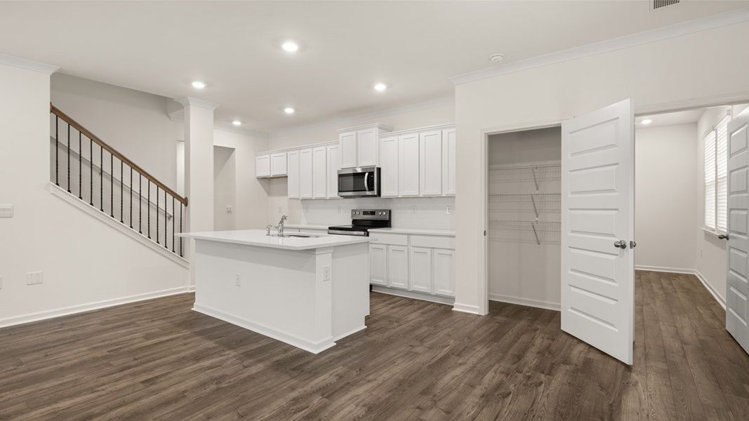 Furnished interior view inside a new home in Independence Villas and Townhomes, Loganville (Image 5).