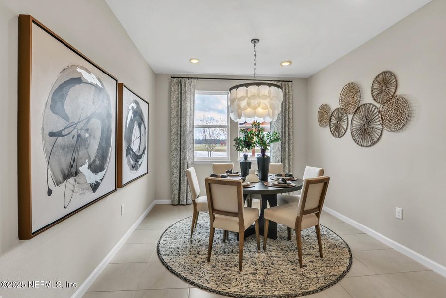 Furnished interior view inside a new home in , Palm Coast (Image 9).