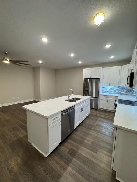 Furnished interior view inside a new home in , Willis (Image 7).