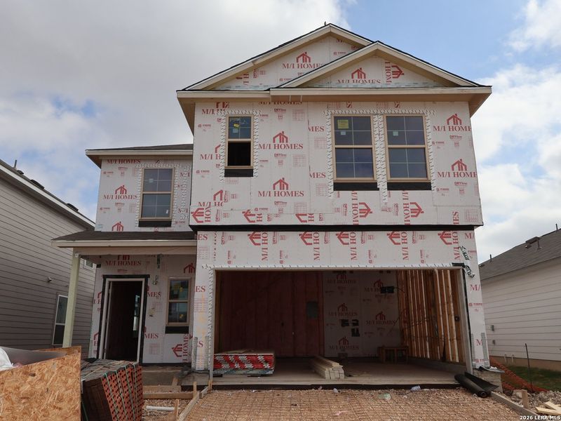 In-progress construction of a new home in Meadows at Clear Springs, New Braunfels, TX (Image 27).