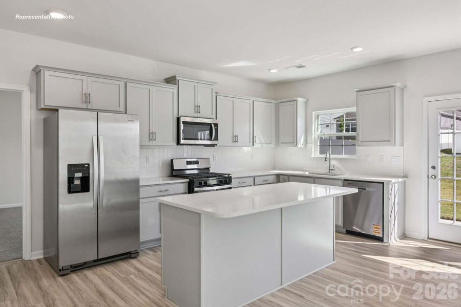 Furnished interior view inside a new home in The Falls at Newton, Newton (Image 7).