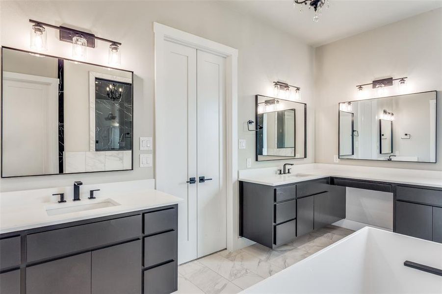 Furnished interior view inside a new home in , Weatherford (Image 14).