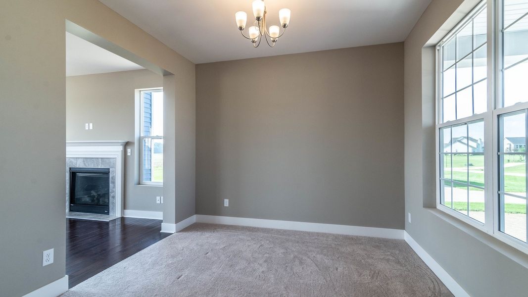 Representative unfurnished interior of a home built from the The Winslow by Norfolk Homes in Valleys, Jackson (Image 76).