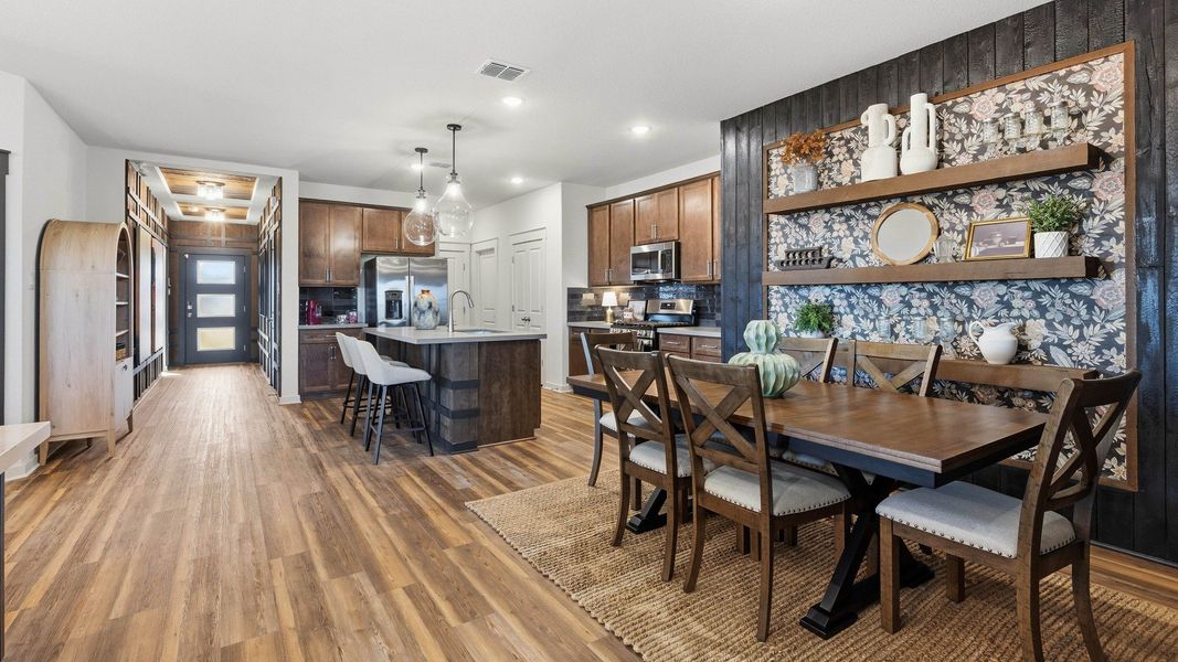 Model home photos of similar floorplans, not pictures of actual home.