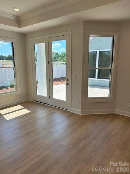 Spacious, unfurnished interior of a new home in The Courtyards at Hodges Farm, Charlotte (Image 17).