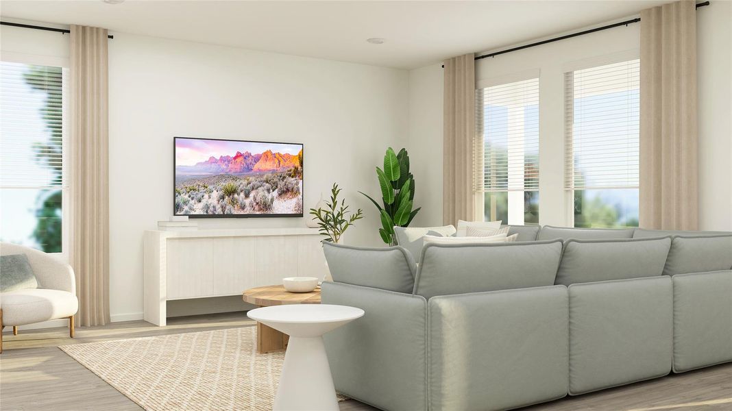 Furnished interior view inside a new home in Elm Creek, Elgin (Image 28).