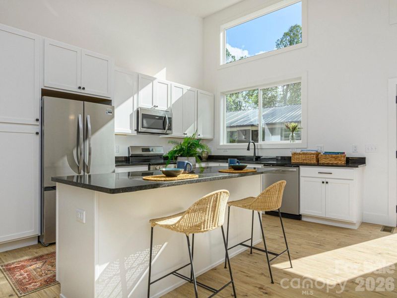 Furnished interior view inside a new home in , Asheville (Image 35).