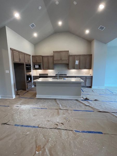 In-progress construction of a new home in Clopton Farms, Montgomery, TX (Image 4).