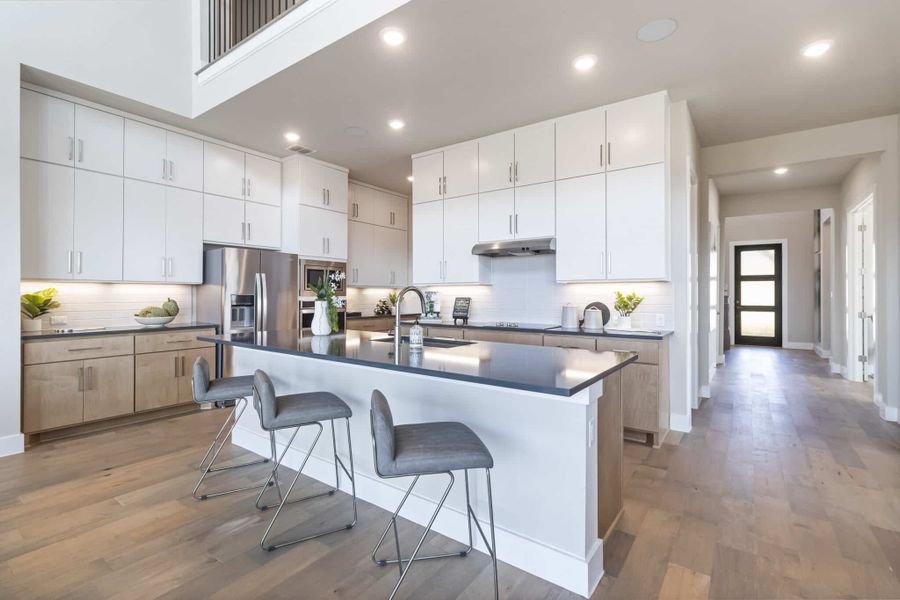 Furnished interior view inside a new home in Crescent Bluff, Georgetown (Image 12). Furnished interior view inside a new home in Crescent Bluff, Georgetown (Image 12).