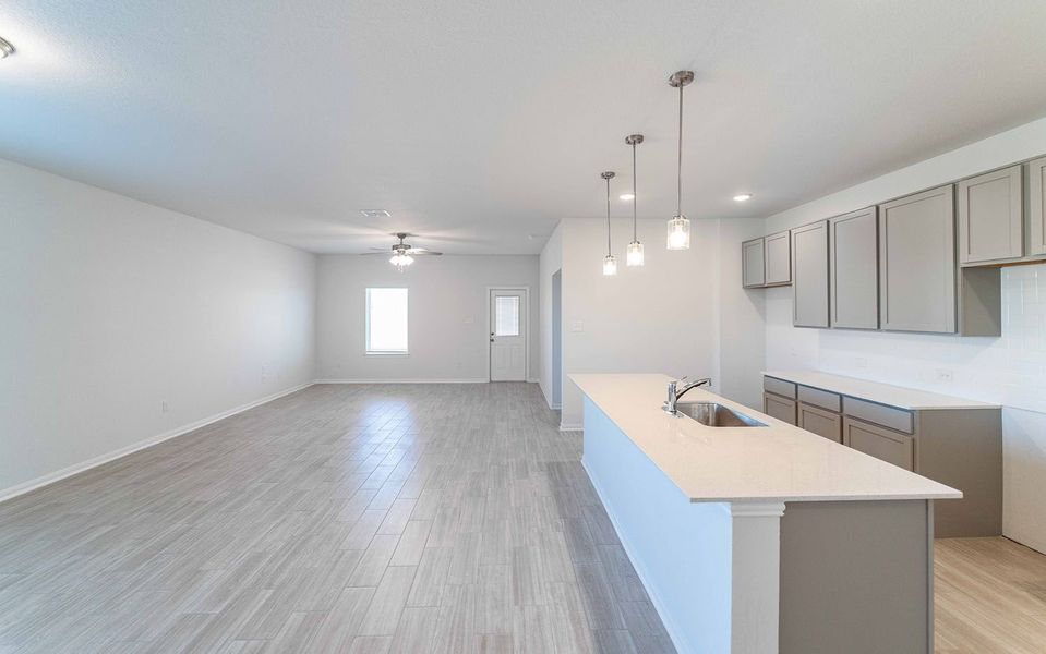 Furnished interior view inside a new home in Swenson Heights, Seguin (Image 3).